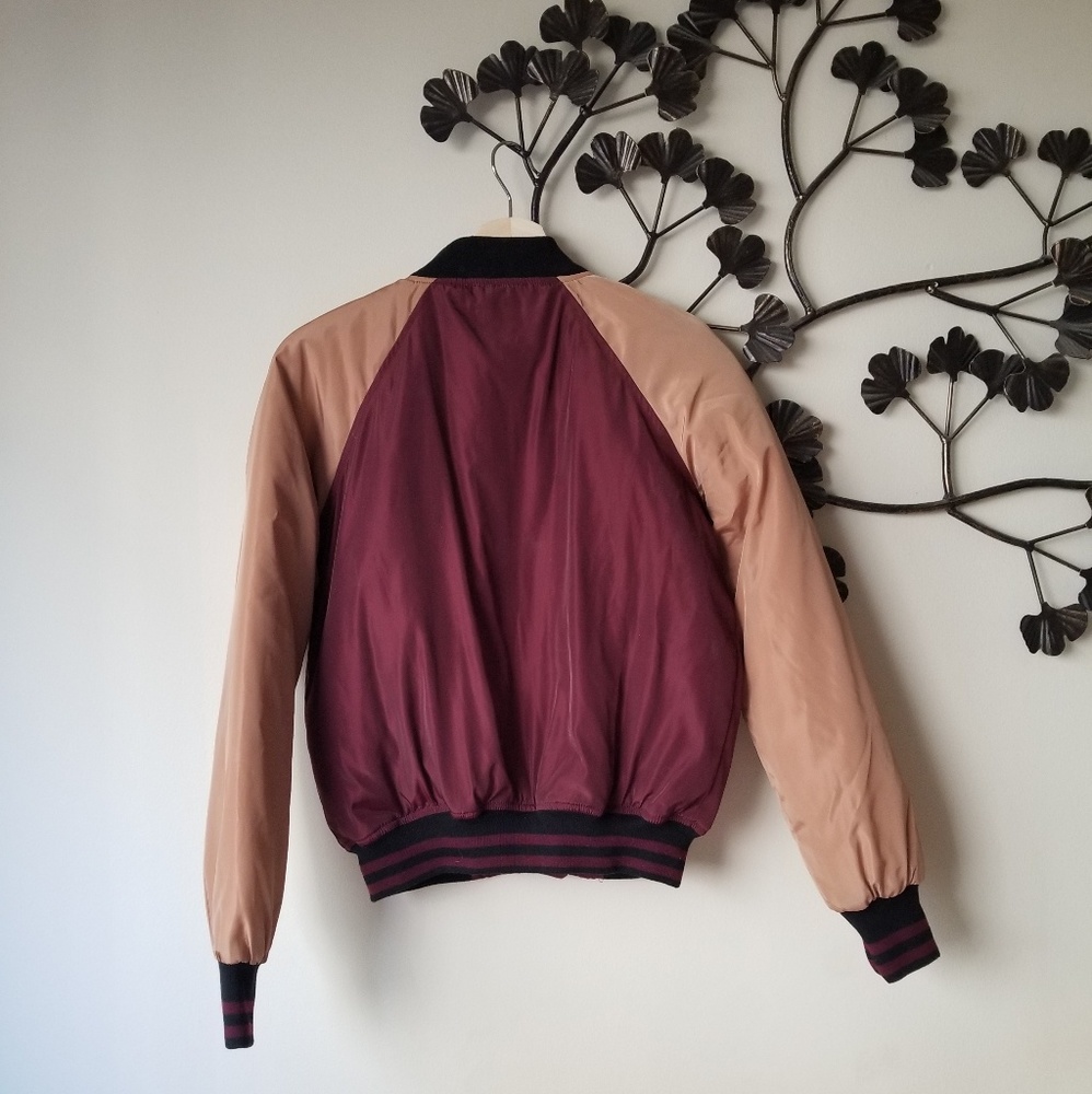 Bomber Jacket - Color Block - Picture 3 of 4
